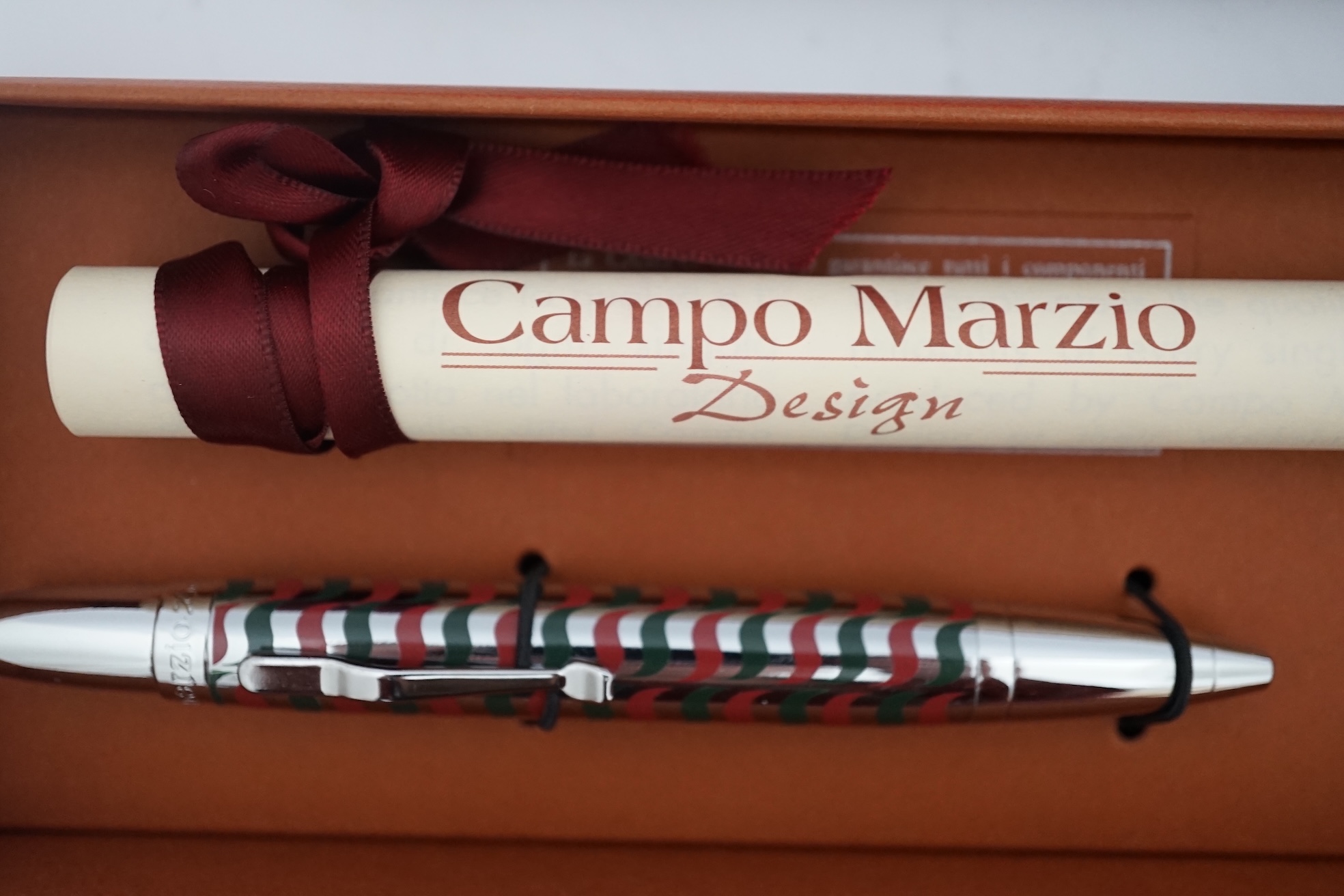 A Campo Marzio Design pen, plus two other pens. Condition - fair to good